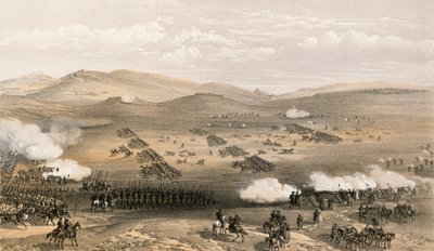 Charge van de Lichte Cavalerie Brigade, 25 oktober 1854, onder generaal-majoor de graaf van Cardigan door William Crimea Simpson